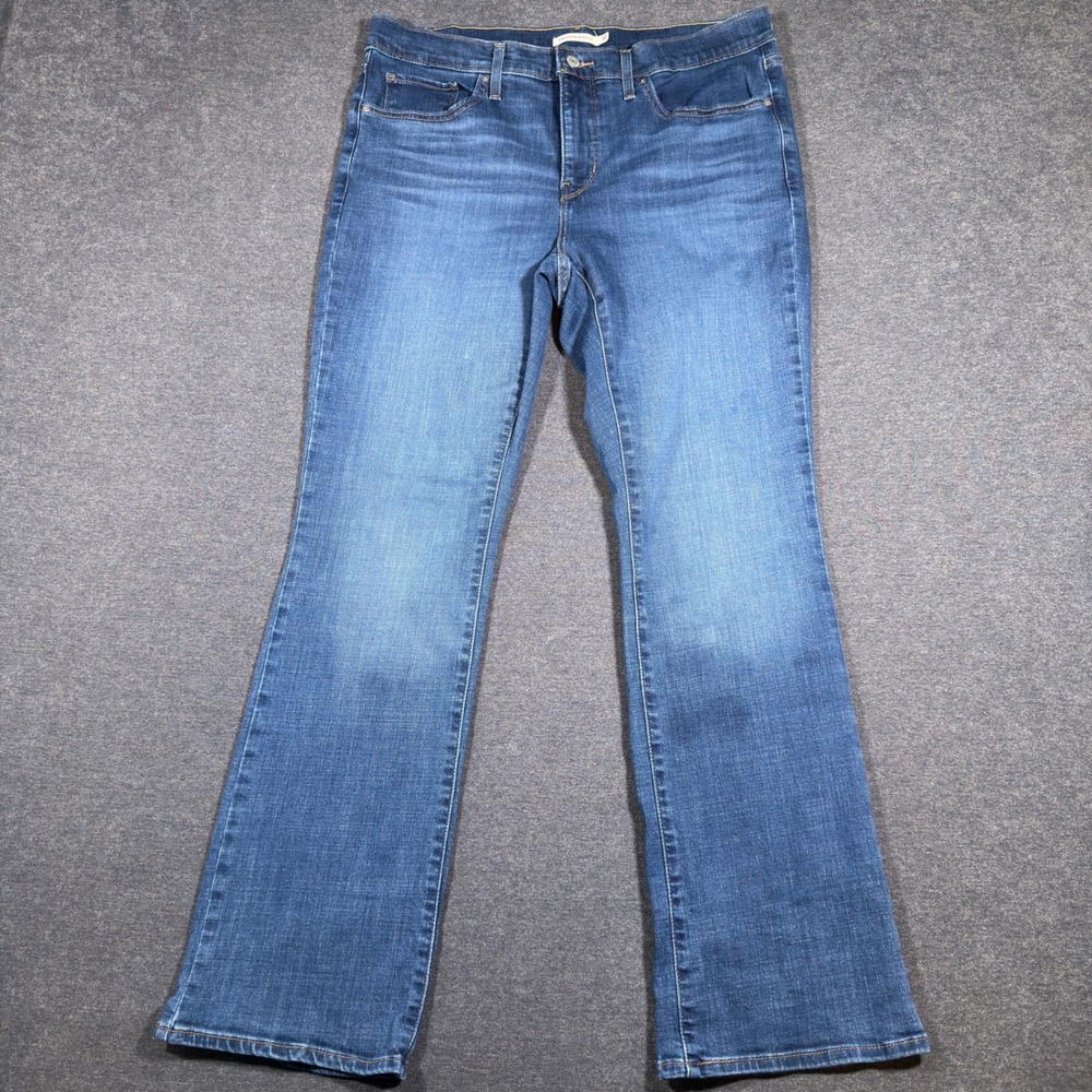 Levi's 315 Shaping Bootcut Jeans Womens 32x32 Blue Denim Mid Rise Stretch Boho